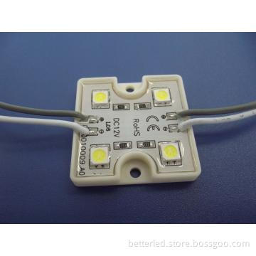 high lumen LED 4leds module with plastic cover